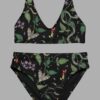 cosmic drifters nightshade print high waist bikini front2