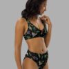 cosmic drifters nightshade print high waist bikini side