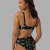 cosmic drifters nightshade print high waist bikini side2