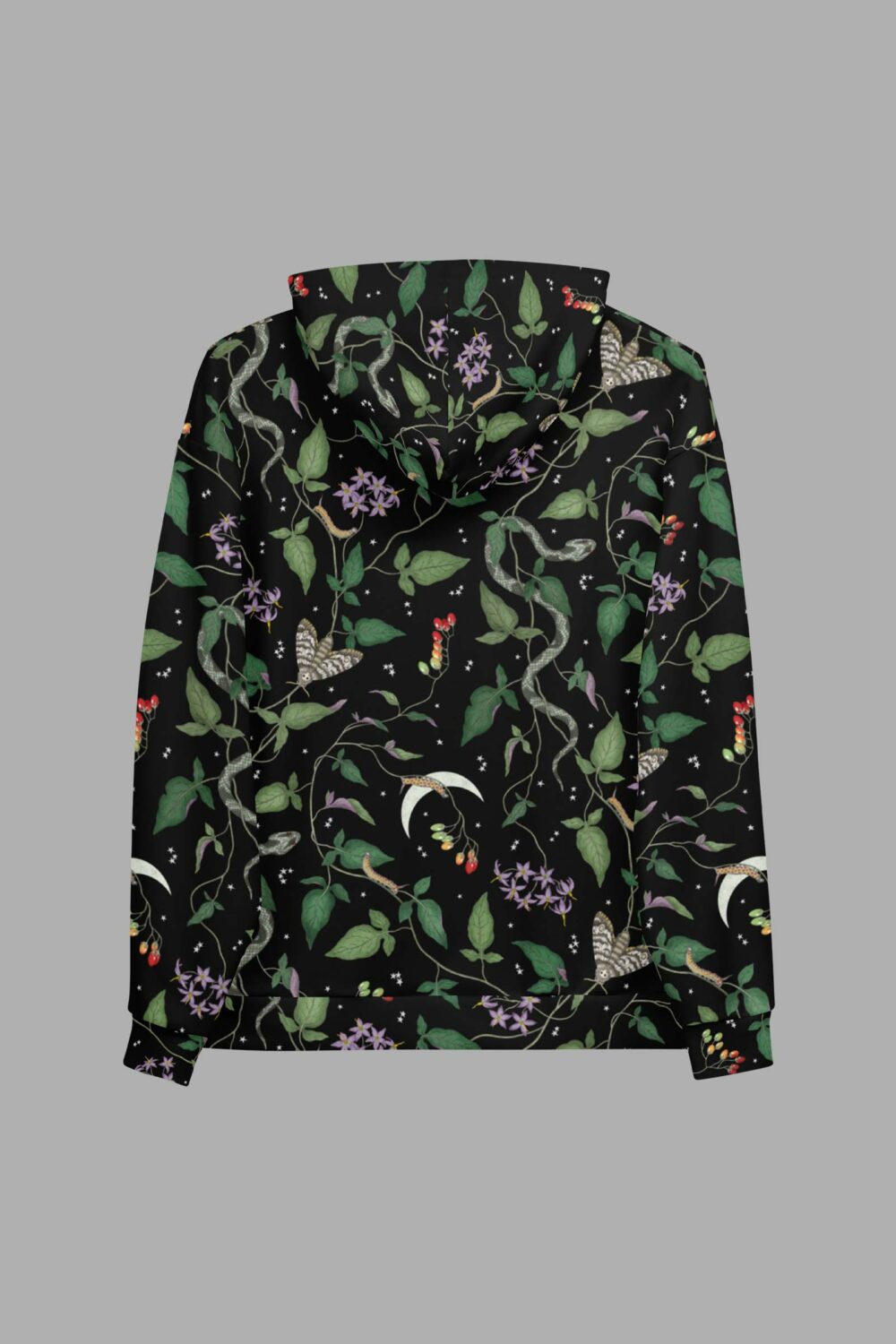 cosmic drifters nightshade print hoodie back2