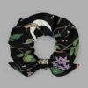 cosmic drifters nightshade print recycled scrunchie 2