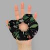 cosmic drifters nightshade print recycled scrunchie 3