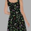 cosmic drifters nightshade print skater dress back2