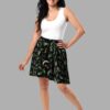 cosmic drifters nightshade print skater skirt front