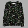 cosmic drifters nightshade print sweater front 2