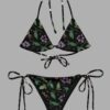 cosmic drifters nightshade print triangle bikini front2