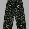 cosmic drifters nightshade print unisex wide leg pants front 2