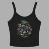 nightshade print women’s micro rib tank top