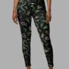 cosmic drifters nightshade print yoga leggings front