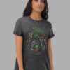 cosmic drifters nightshade unisex denim t shirt black 2