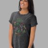 cosmic drifters nightshade unisex denim t shirt black 3