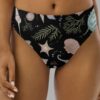 cosmic drifters sea witch print recycled high waisted bikini bottom front