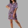 cosmic drifters stormy celeste print all over print t shirt dress front