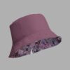 stormy celeste print reversible bucket hat