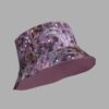 stormy celeste print reversible bucket hat