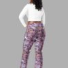 cosmic drifters stormy celeste print flare leggings back