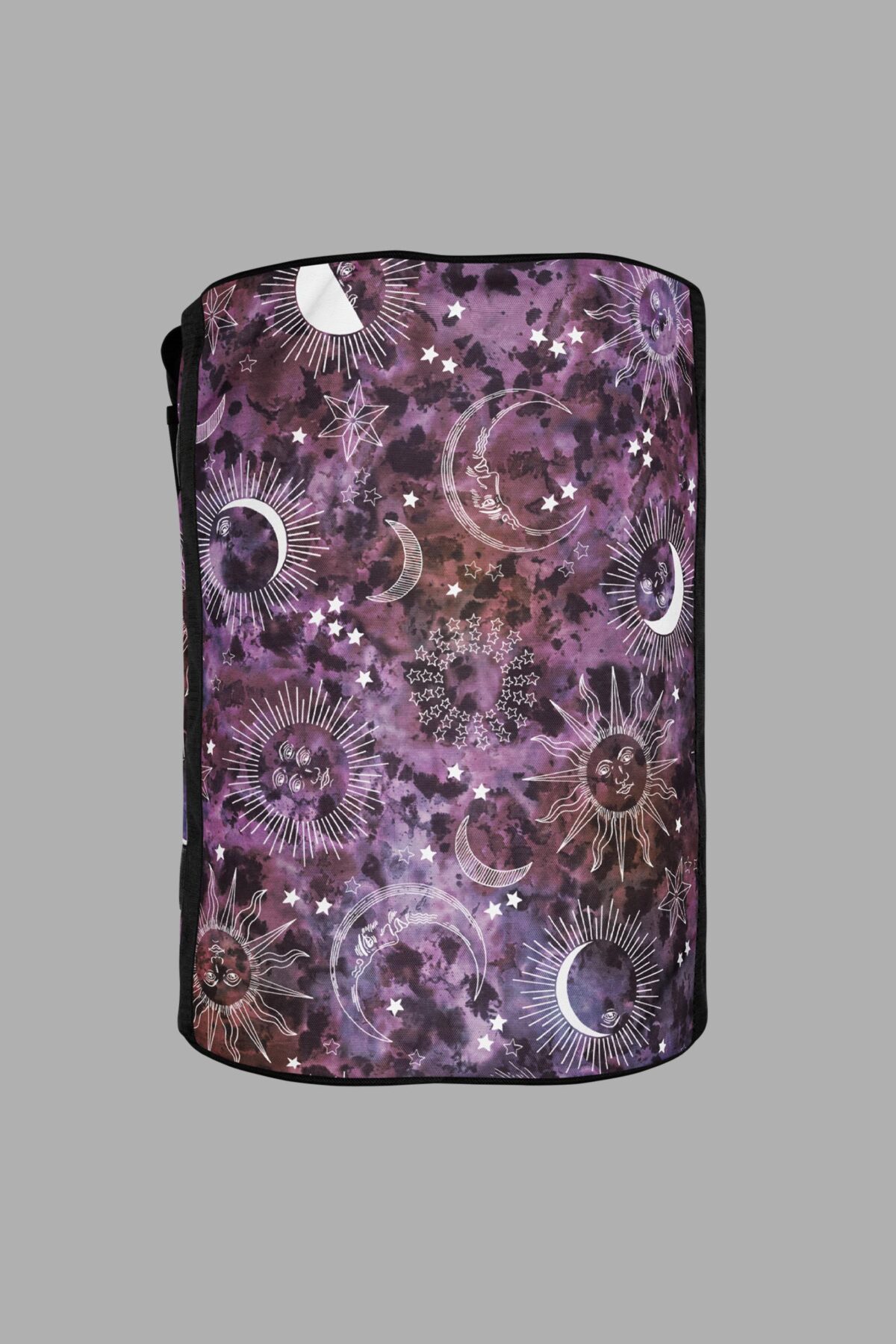 cosmic drifters stormy celeste print gym bag bottom