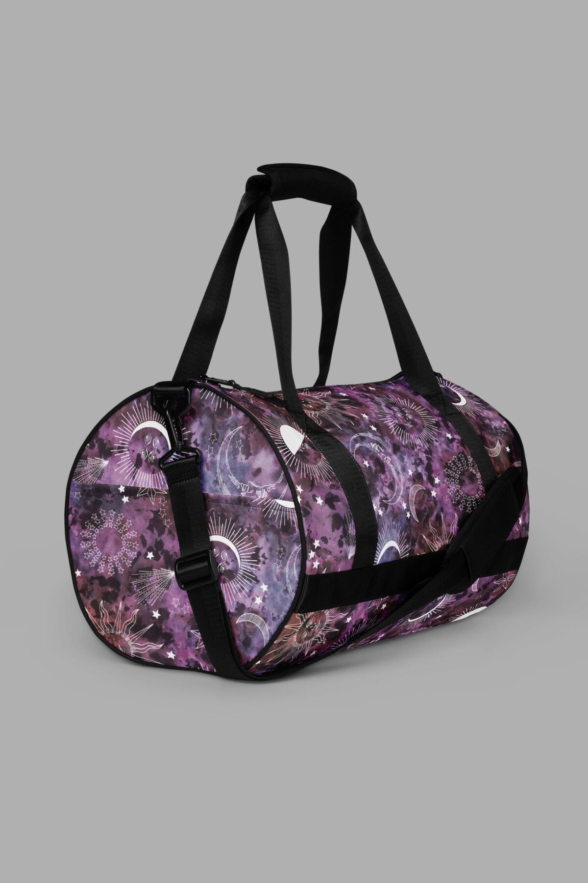 cosmic drifters stormy celeste print gym bag end2