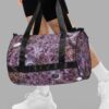 cosmic drifters stormy celeste print gym bag model