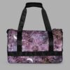 cosmic drifters stormy celeste print gym bag side