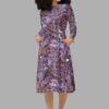 cosmic drifters stormy celeste print long sleeve midi dress 1