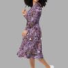 cosmic drifters stormy celeste print long sleeve midi dress side