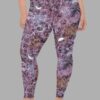 cosmic drifters stormy celeste print plus size leggings front