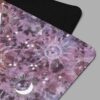 cosmic drifters stormy celeste print print yoga mat close
