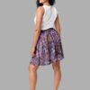 cosmic drifters stormy celeste print skater skirt back