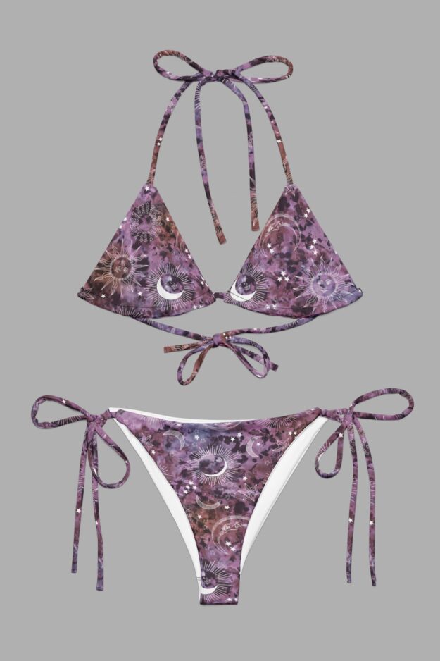 cosmic drifters stormy celeste print triangle bikini front2