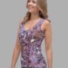 cosmic drifters stormy celeste print womens tank top side