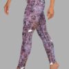 cosmic drifters stormy celeste print yoga leggings side