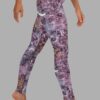 cosmic drifters stormy celeste print yoga leggings side 2