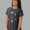 cosmic drifters stormy celeste unisex denim t shirt front 2