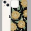 cosmic drifters sunflower daze print clear case for iphone iphone 13 case with phone 64df712e92a8e