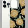 cosmic drifters sunflower daze print clear case for iphone iphone 13 pro case with phone 64df712e92a28
