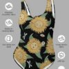 cosmic drifters sunflower daze print one piece swimsuit