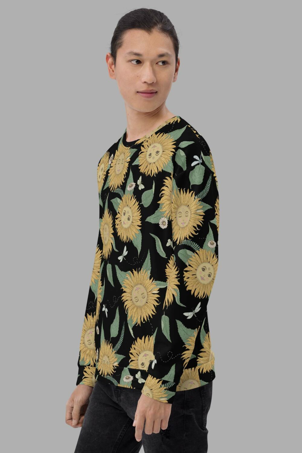 sunflower daze print sweatshirt