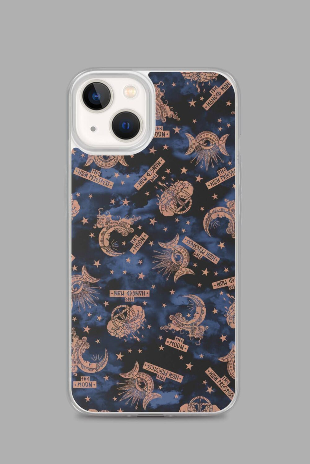 cosmic drifters tarot print clear case for iphone iphone 13 case on phone 64e34b355d7dc