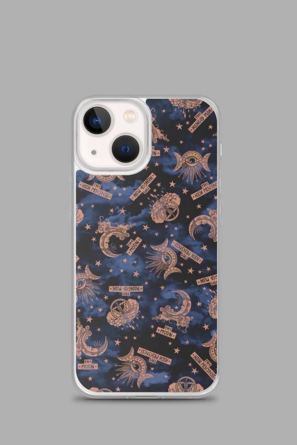 cosmic drifters tarot print clear case for iphone iphone 13 mini case on phone 64e34b355d73d
