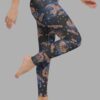 cosmic drifters tarot print one piece yoga leggings side2