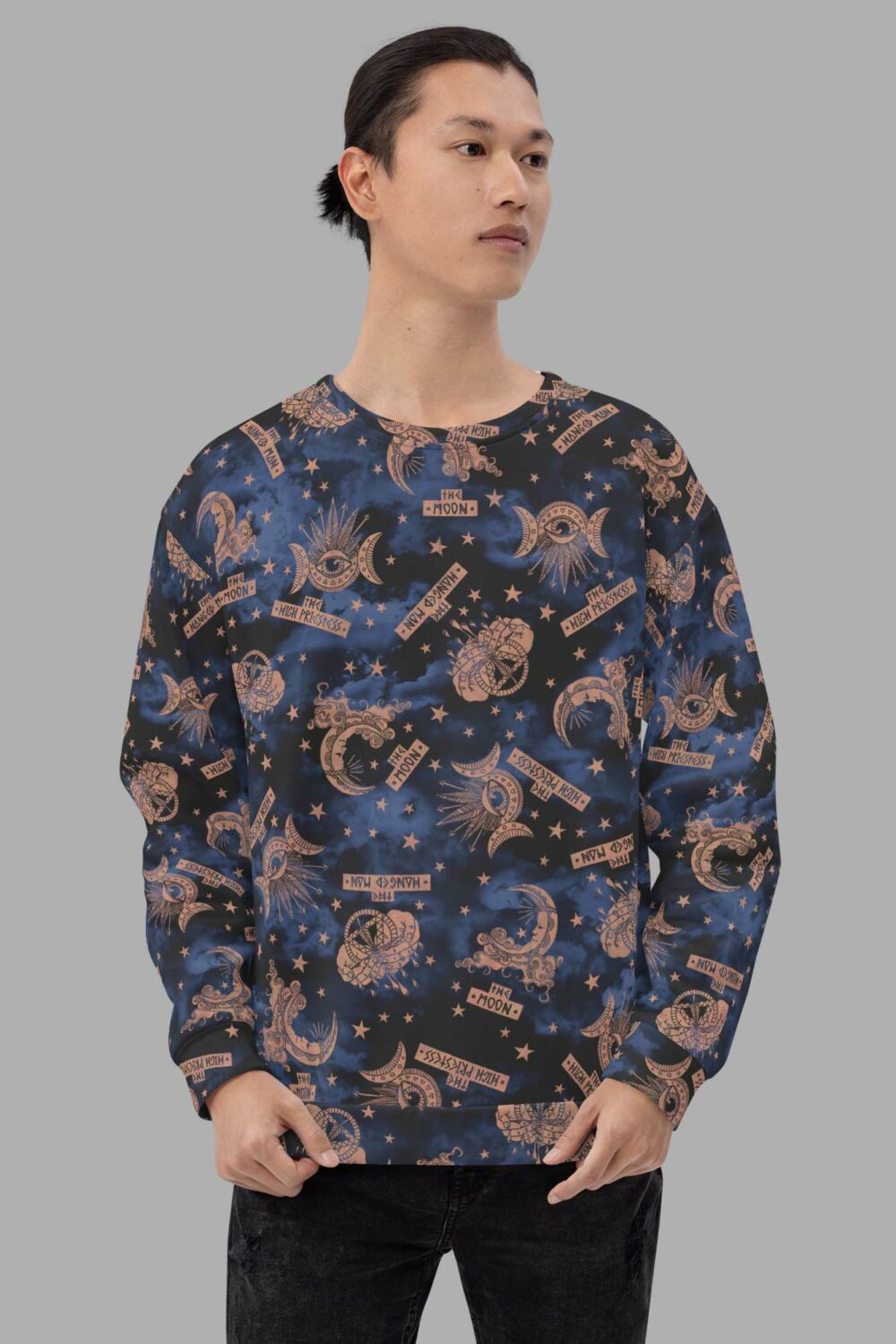 tarot print sweatshirt