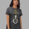 cosmic drifters the craft unisex denim t shirt black front 2