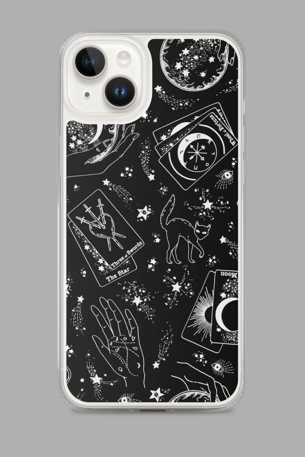 cosmic drifters travelling carnival clear case for iphone iphone 14 plus case on phone 64e34b6b5889e