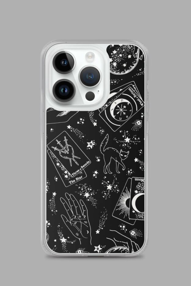 cosmic drifters travelling carnival clear case for iphone iphone 14 pro case on phone 64e34b6b588da