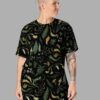 cosmic drifters werewood print all over print t shirt dress front