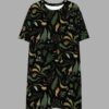 cosmic drifters werewood print all over print t shirt dress front2