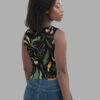 cosmic drifters werewood print crop top back