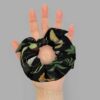 cosmic drifters werewood print recycled scrunchie 3