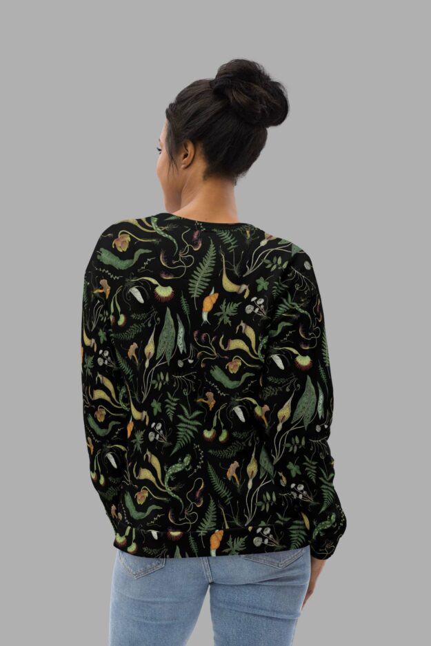 cosmic drifters werewood print sweater back